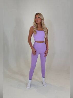 Salt Project brushed energy flow legging Lilac
